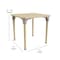 Flash Furniture 24 in W, 24 in L, 23 in H, Beechwood, Birch Plywood, Steel, Beech MK-ME088023-GG - alternate 3